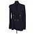 Khaite Navy Blue Wool Blazer