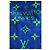Serviette de plage Louis Vuitton bleue - vue 2