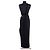 Magda Butrym Schwarzes Viskose Kleid - Ansicht 3