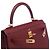 Hermès Borsa HERMES Kelly 25 in Pelle Rossa - 104044 - vista 7