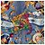 Foulard in seta Hermès Au Clair De La Lune Blu 90 - vista 2