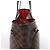 Borsa a tracolla Louis Vuitton Neverfull MM Damier Ebene Marrone N51105 - vista 4