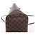 Borsa a tracolla Louis Vuitton Neverfull MM Damier Ebene Marrone N51105 - vista 8