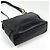 Borsa Tote Chanel in pelle di vitello granulata nera - vista 2