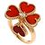 Anello Van Cleef & Arpels Sweet Heart Corniola e Diamanti