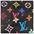 Sciarpa Louis Vuitton I Love Monogram Collaborazione Takashi Murakami - vista 7