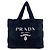 Prada 1BG130 Terrycloth Tote Bag
