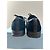 Lanvin Sneakers basse DBB1 in pelle e camoscio nero - vista 4