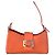 Borsa a spalla Fendi Baguette Corallo