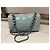 Chanel Flap Bag aus gestepptem Leder Hellblau - Ansicht 4