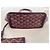 Goyard Anjou Mini Bord Borsa a Mano Bordeaux - vista 2
