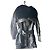 Jitrois Cappotto in pelle nera con collo in pelliccia