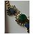 Collier Anton Heunis en malachite et lapis-lazuli plaqué or - vue 3