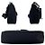 Prada Borsa a tracolla messenger in tela Re-Nylon nera con pochette - vista 4