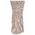 Autre Marque Gucci Kleid aus Seide Zebramuster Beige