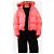 Autre Marque Chaqueta puffer con capucha rosa neón - talla M - vista 3