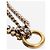 Balenciaga Collana choker a doppio filo in cristallo dorato - vista 2