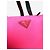 Tote Prada Saco de compras acolchoado em nylon Tessuto rosa - vista 5