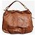 Miu Miu Borsa hobo in pelle marrone - vista 2