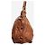 Miu Miu Borsa hobo in pelle marrone - vista 3