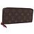 LOUIS VUITTON Monogram Portefeuille Clemence Long Wallet M60742 LV