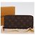 LOUIS VUITTON Monogram Portefeuille Clemence Long Wallet M60742 LV - vista 12