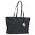 FENDI Zucca Canvas Tote Bag Black Gold