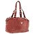 PRADA Tote Bag Suede Silver Pink