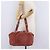 PRADA Tote Bag Suede Silver Pink - vista 28