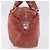 PRADA Tote Bag Suede Silver Pink - vista 4