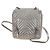 CHANEL V Stitch Backpack Leather Silver CC - vista 2