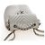 CHANEL V Stitch Backpack Leather Silver CC - vista 6