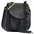 Chloé Chloe Hudson Shoulder Bag Leather Black Gold