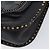 Chloé Chloe Hudson Shoulder Bag Leather Black Gold - vista 11