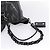 GUCCI GG Implementation Hand Bag PVC Leather Black Silver - vista 9