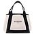 Balenciaga Navy Cabas S Tote Bag Canvas White Black 339933 - vista 13