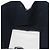 Balenciaga Navy Cabas S Tote Bag Canvas White Black 339933 - vista 18