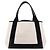Balenciaga Navy Cabas S Tote Bag Canvas White Black 339933 - vista 2