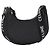 Céline CELINE Ava Medium Shoulder Bag Canvas Black Silver