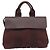 Hermès HERMES Valparaiso PM Hand Bag Canvas Brown Silver - vista 2