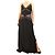 Autre Marque Satin-Spitzen-Slip-Kleid in Schwarz - size UK 10