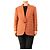 Weekend Max Mara Rust orange Mineta checkered blazer - size UK 10
