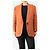 Weekend Max Mara Rust orange Mineta checkered blazer - size UK 10 - view 3