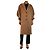 Prada Abrigo marrón de mangas abullonadas - size UK 6