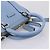 GUCCI Micro GG Canvas Guccissima Leather Outlet 2way Blue 449654 - vista 7