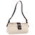 FENDI Zucca Canvas Mamma Baguette Shoulder Bag Ivory Silver