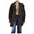Autre Marque Dunkelbraune Wildlederjacke mit tailliertem Schnitt - size UK 6