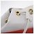 Salvatore Ferragamo Shoulder Bag Leather White Gold - vista 21