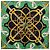 Hermès HERMES Carre 90 Scarf  Eperon d Or  Silk Navy - vista 6