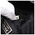 PRADA Chain Shoulder Bag Leather Black Silver - vista 12